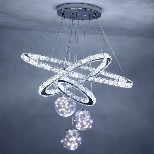 Living And Home Accent Crystal LED Pendant Light 2