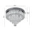 Living And Home Elegant Crystal Round Ceiling Light 5