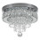 Living And Home Elegant Crystal Round Ceiling Light 4