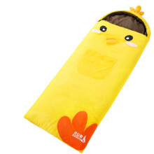 (YELLOW) Mimigo Sleeping Bag For Kids And Youth, Water-resistant For Camping, Hiking, And Slumber Party