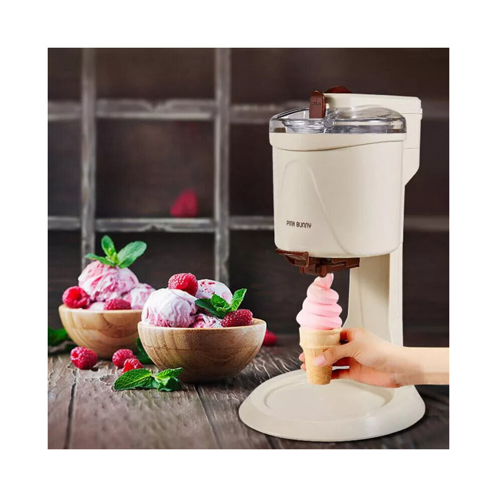 1000ml Electric Ice Cream Maker Auto Mini Household Fruit Kitchen Machine Tool