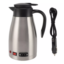 12V Electric Car Kettle Portable Stainless Steel 1300ML Large Capacity TD