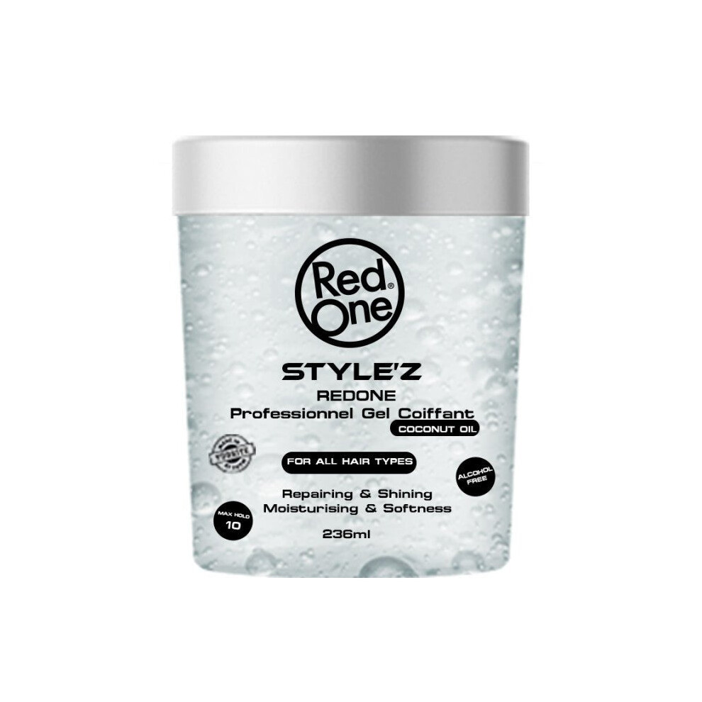 Redone Style'z Professional Hair Gel Coconut Oil - 483ml