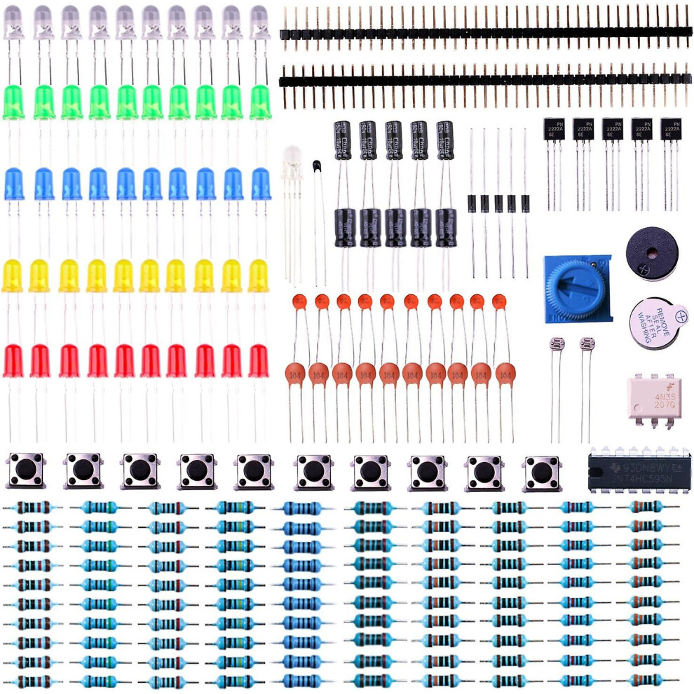 Electronic Components Starter Kit With Precision Potentiometer, Buzzer, Capacitors 3010291246633