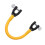 (Yellow) 2pcs Ski Tip Connector Control Wedge Ski Training Aid Snowboard Connector 3