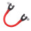(Red) 2pcs Ski Tip Connector Control Wedge Ski Training Aid Snowboard Connector 1