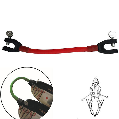 (Dark Green) 2pcs Ski Tip Connector Control Wedge Ski Training Aid Snowboard Connector 1
