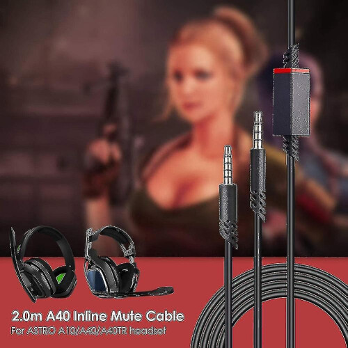 Replacement Headset Cable, For Astro A10/a40 Gaming Headsets 2