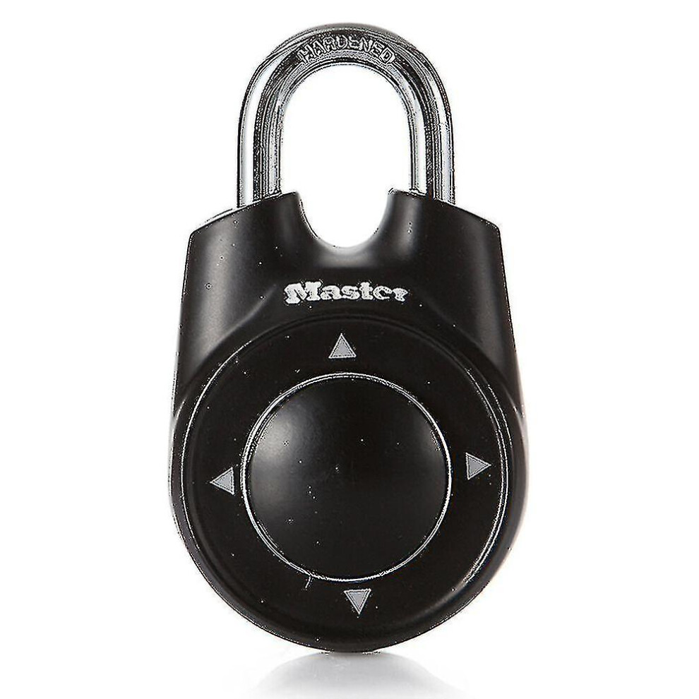 (Black) Master Lock Direction Lock Locker Gym Padlock Black