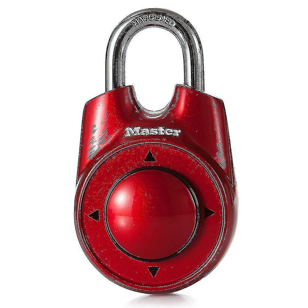Red (Red) Master Lock Direction Lock Locker Gym Padlock