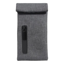 (Black) Smoking Smell Proof Bag Tobacco Pouch Zipper Odor Proof Isolation Herb Stash Dz