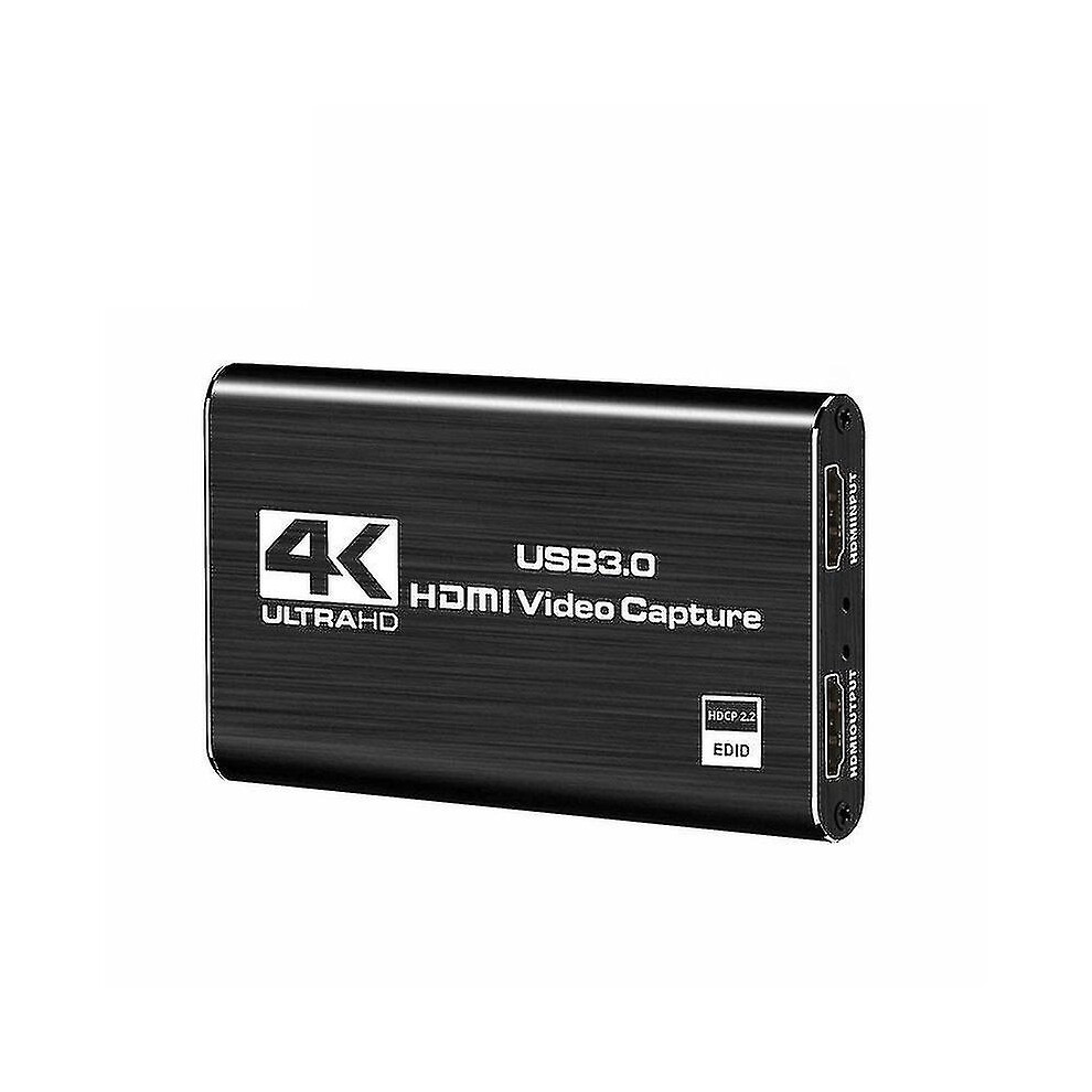 4k Hdmi To Usb 3.0 Audio Video Capture Card 1080p 60fps For Game Live Streaming