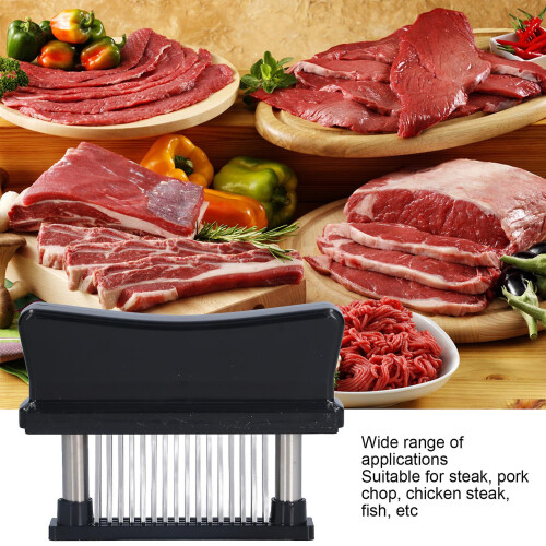 Meat Tenderizer, 48 Stainless Steel Sharp Needle Blade Durable Meat Tenderizer Ease To Use 2