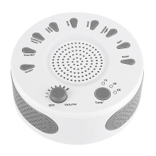 White Noise Machine, Portable Sleep Sound Therapy Machine With 3 Timers And 9 Natural Sound Options