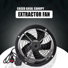 (12 Inches / 300mm Speed Controller) Commercial Axial Extractor Canopy Kitchen Restaurant Industrial Fan