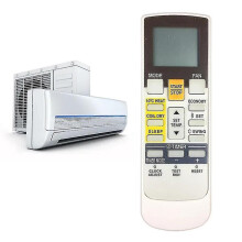 Air Conditioner Remote Control Replacement, Compatible With Fujitsu Ar-rac1e, Ar-rad1e, Ar-rah1e, Ar-rac2e, White, 1pcs