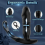 Anal Butt Plug 12 Vibration Modes Cock Ring Male Prostate Massager 7