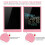 Lcd Writing Tablet Erasable Doodle Board Kids Reusable Drawing Pads Small Blackboard 2