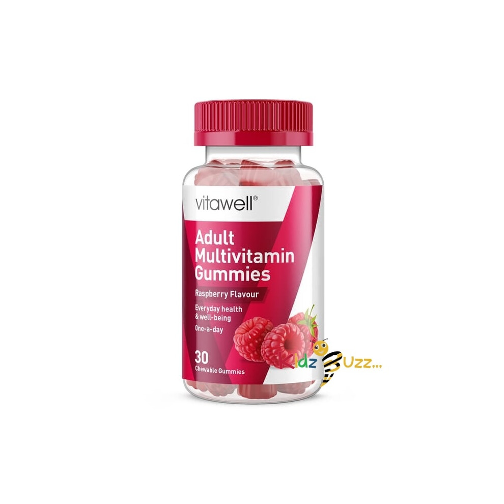 Vitawell Adult Multivitamin Gummies 30s - Raspberry Flavour(Pack of 2)