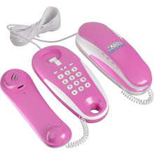 Kids Play Phone, Intercom Toy With Real Ring Sounds, Pretend Play Telephone, 23 Ft Ultra-long Phone Line With Kids To Chatting And Learning, Toddler D