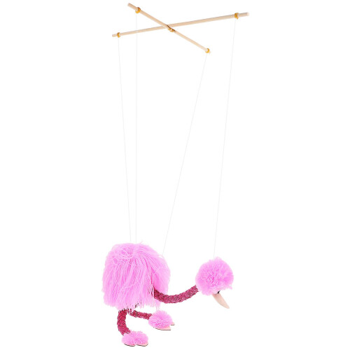 Flamingo Marionette Puppet Plush Animals Marionette Puppet Interactive Puppet 2