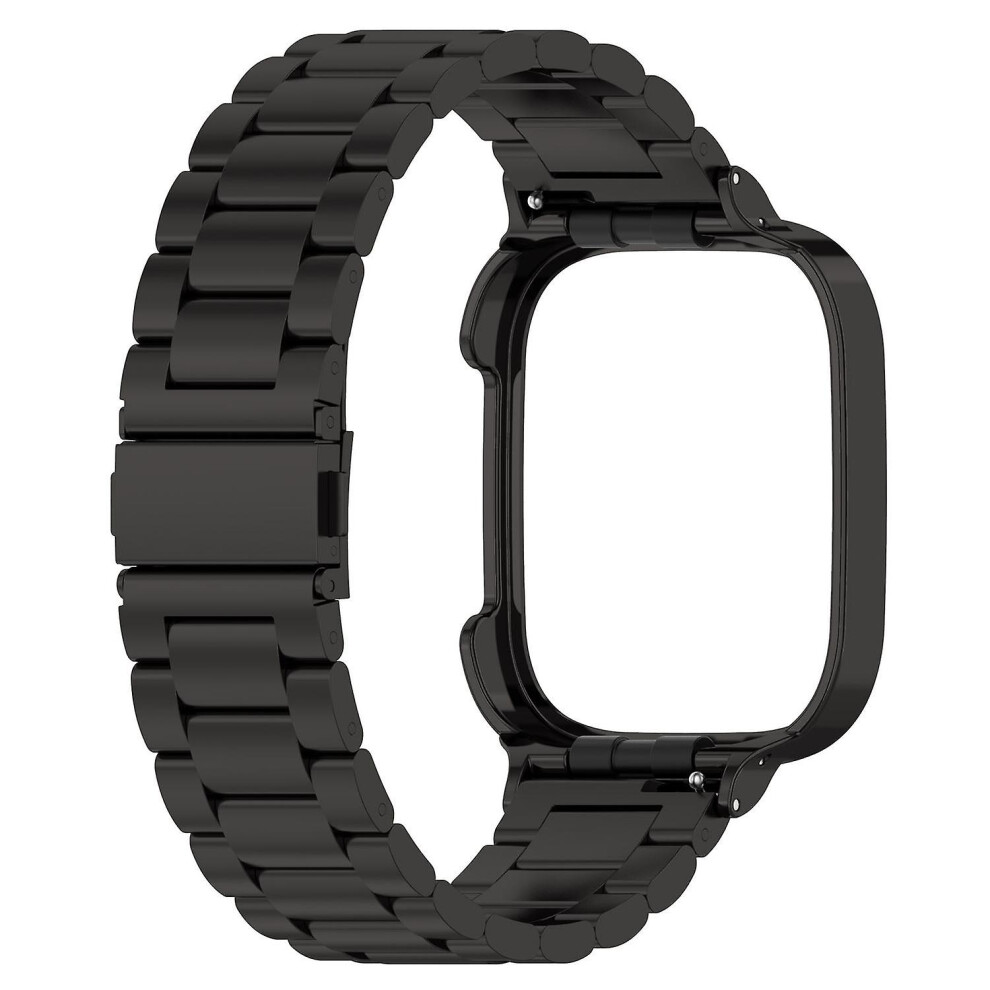 For Xiaomi Redmi Watch 3/Mi Watch Lite 3 Wrist Strap, 20Mm Stainless Steel Watchband With Watch Case 3010291271963