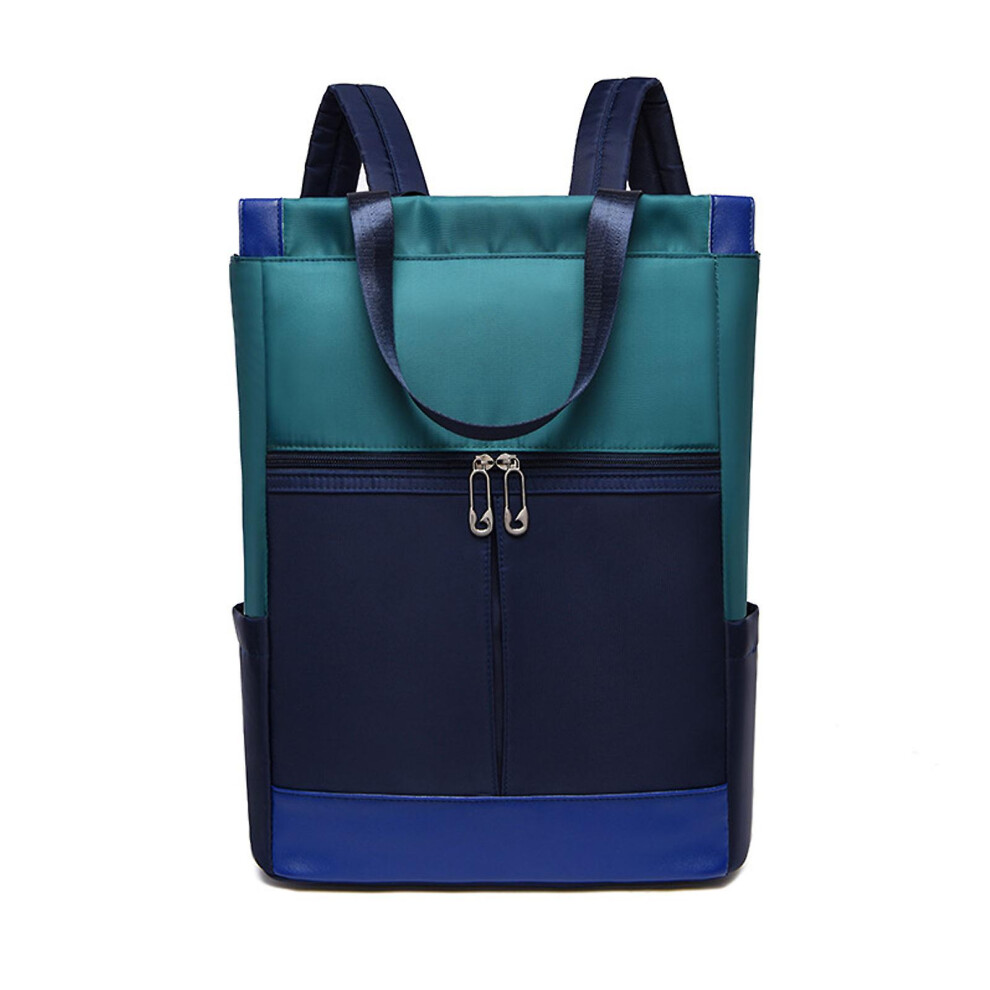 (Blue) Convertible Tote Laptop Backpack For Women, School Travel Casual Bag - Green
