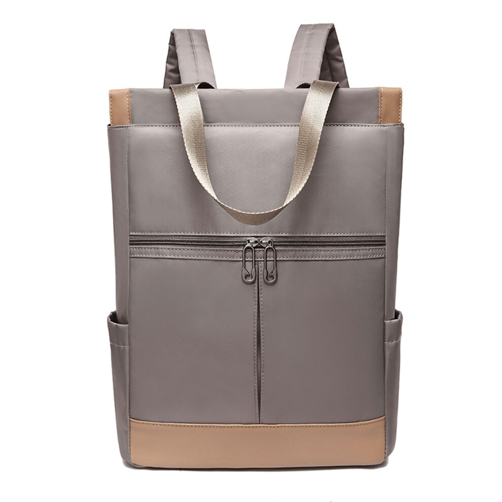 (Khaki) Convertible Tote Laptop Backpack For Women, School Travel Casual Bag - Green