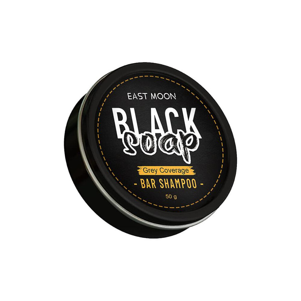 Men's Grey Coverage Bar Shampoo Hair Darkening Black Soap For Grey Hair Cover New