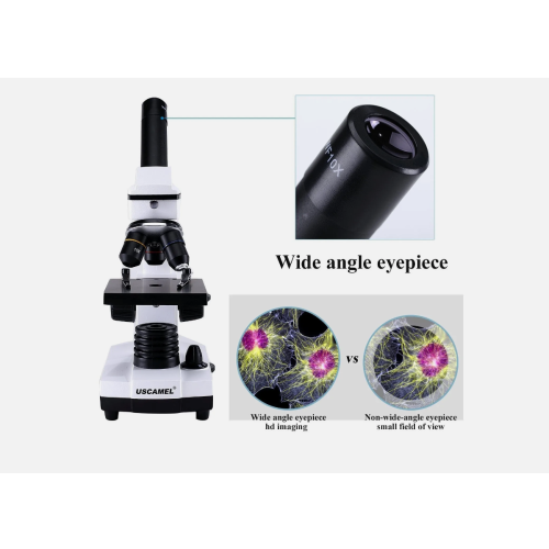 Microscope for Students,40-400X All-Optic Glass High-Power for Child 2