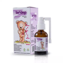 Laridep spray oral, 30 ml,anti-inflammatory, antiseptic, emollient