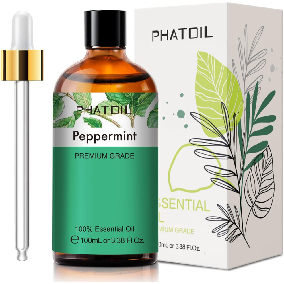 PHATOIL Peppermint Essential Oil 100ML Pure Premium Grade Peppermint