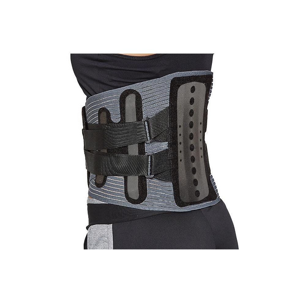 (L) Medical bone lumbar support belt disc herniation orthopedic medical waist pain relief corset for back brace spine decompression