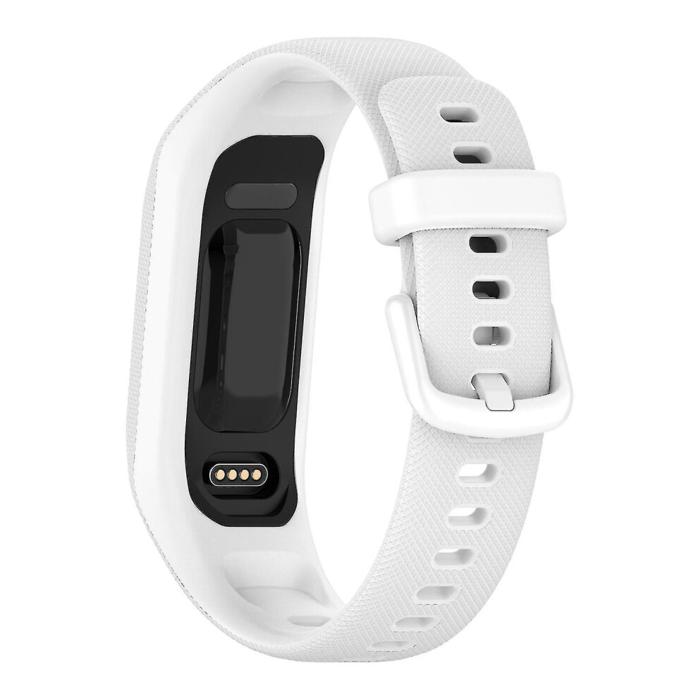 (White) 3pcs Soft Silicone Bands For Garmin Vivosmart 5 Straps Replacement Sport Colourful Strap For Vivosmart 5 Wristbands
