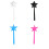 (Blue) Salt magic Wand Salt And Pepper Shakers 4