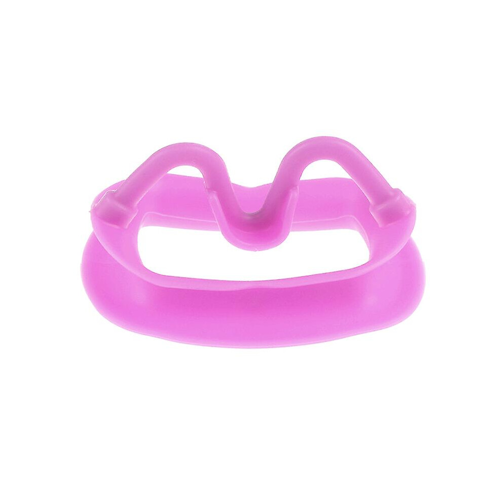 (Pink) Dental Retractor Soft Silicon Intraoral Lip Cheek Retractor Mouth Opener Cheek E-image-OPC-PDX6YVH-NEW