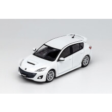 (WHITE) Gcd 1:64 Axela2 Mazda Speed 3 Mps Hatch Back Diecast Model Car Toy Cars