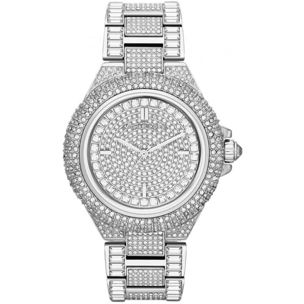 Michael Kors Mk5869 Camile Glitz Ladies Watch Silver