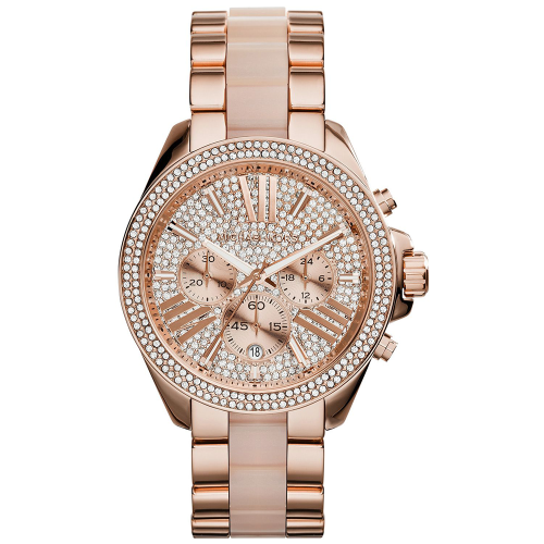 Michael Kors Michael Kors MK6096 Wren Ladies ρολόι ροζ χρυσό 2