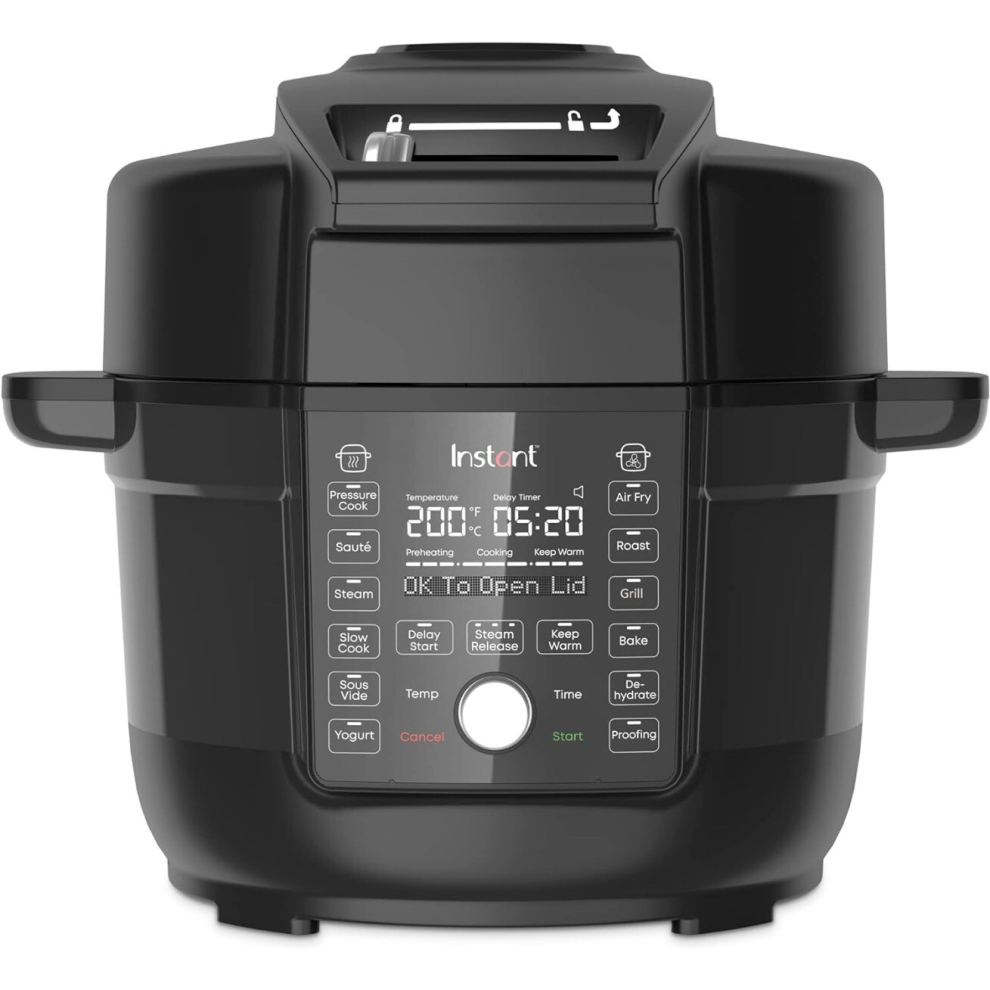 Instant SLCO65000 Multicooker Air Fryer 6.5Qt Duo Crisp Ultimate Lid 6.2L Black