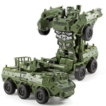 (Green Armored Car) Boys Transformer Toys Tank Vehicle Transformers Kids Robot Children's Birthday Gift