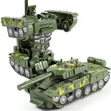(Green Tank) Boys Transformer Toys Tank Vehicle Transformers Kids Robot Children's Birthday Gift