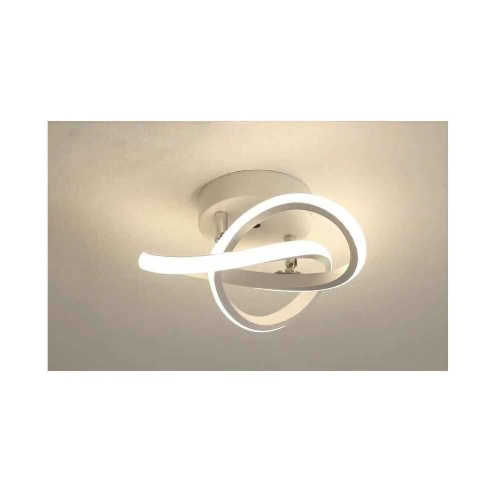 (White) Ceiling Led Light Black And White Chandelier Decoration For Bedrooms Corridors