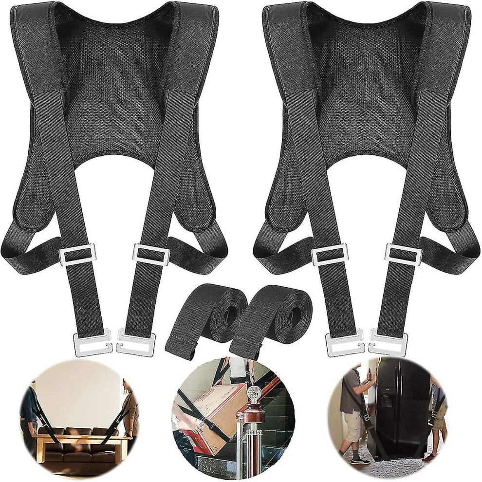 Moving Straps Lifting Straps For Moving Furniture Straps, 2 Person Shoulder Lifting And Moving System, Shoulder Moving Strap Harness For Appliances, F