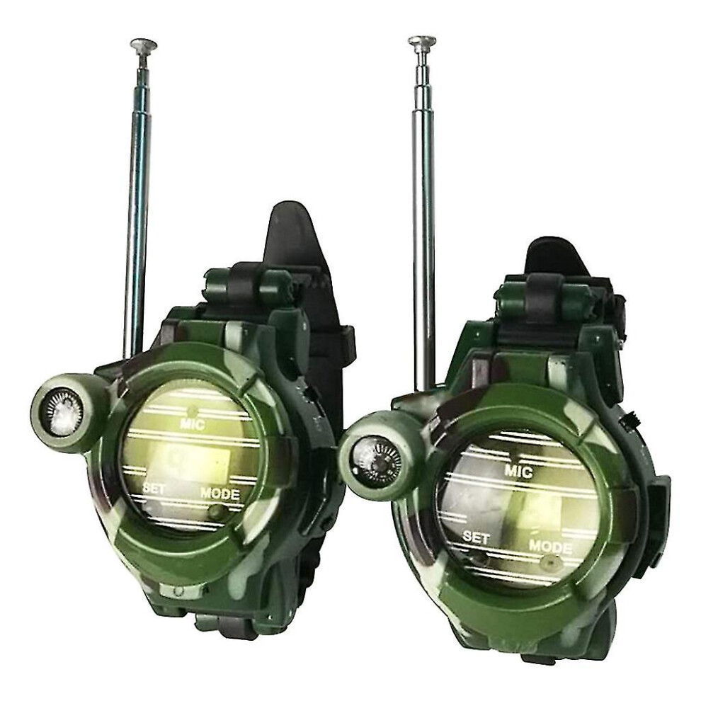 Watch Walkie Talkies For Kids Two-way Long Range Watch Radio Transceiver 7 In 1