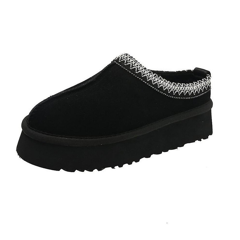 (38) Women's Slippers Fluffy Winter House Shoes Indoor And Outdoor-yujia