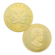 Canadian Gold Coin Maple Leaf Commonwealth Queen Coin Commemorative Coin Collection Gift Token
