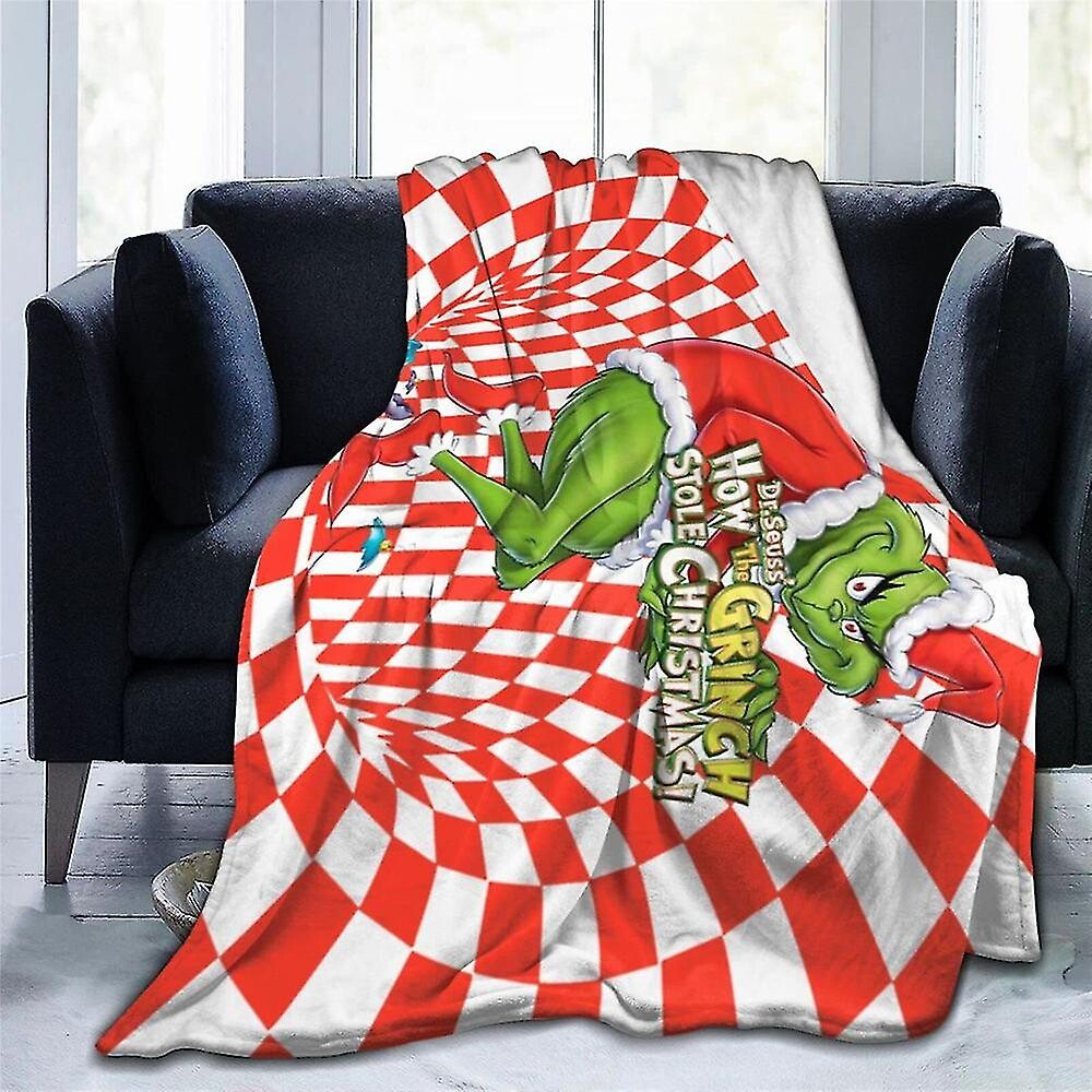 (Christmas Grinch Blankets And Throws The Green Monster Fall Soft