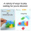 48 Pcs Tetra Tower Balance Stacking Blocks Game,100% New_c 4