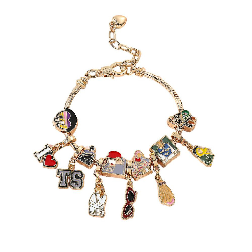 (B) Taylor Swift Singer Girls Bracelets Diy Bracelet Taylor Album For Fans Music Lover Gift